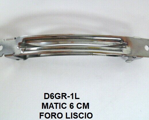 D6GR-1L. MATIC 6CM FORO LISCIO GREZZO MADE IN ITALY