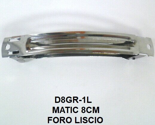 D8GR-1L. MATIC 8 CM FORO LISCIO GREZZO MADE IN ITALY